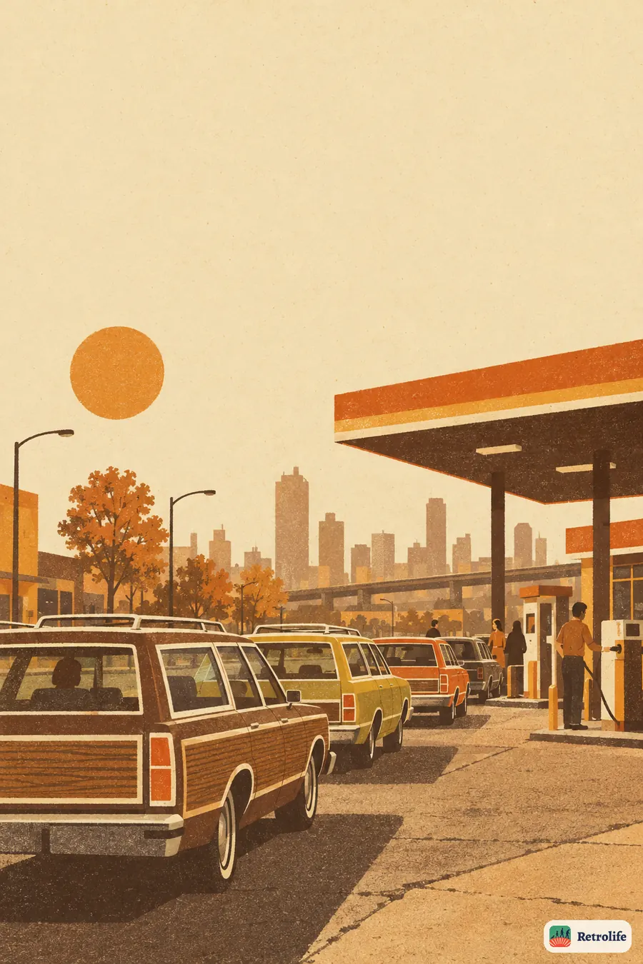 Life simulator Retrolife: USA, 1970s