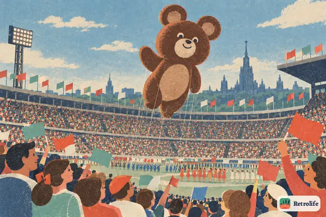 Moscow hosts the Summer Olympics, and the shops are better stocked than usual.