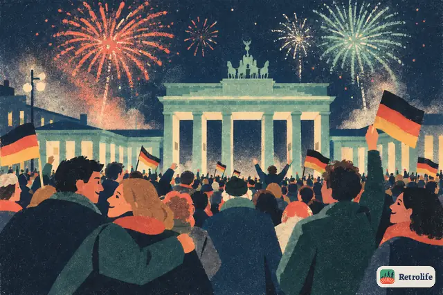 The new D-mark reaches the east, and on 3 October the country is united.