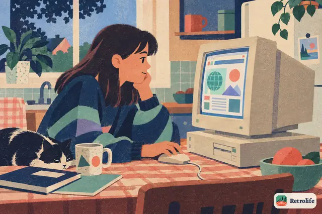 The first popular web browser lets ordinary people click through the internet.