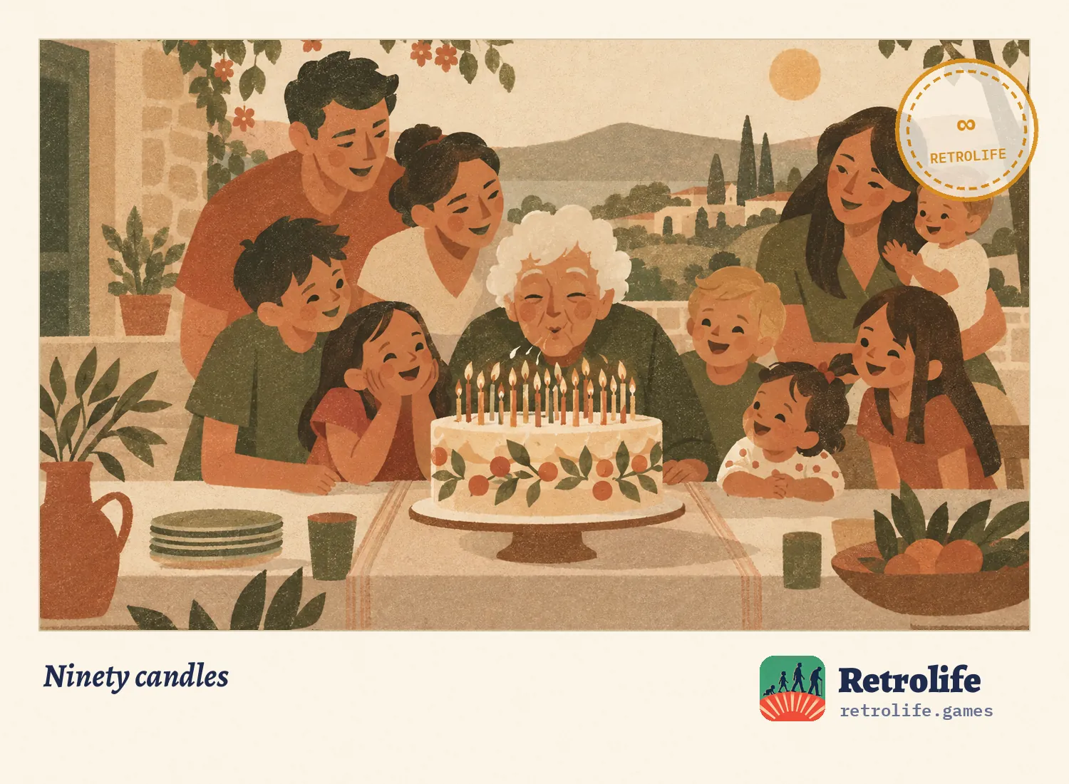Ninety candles
