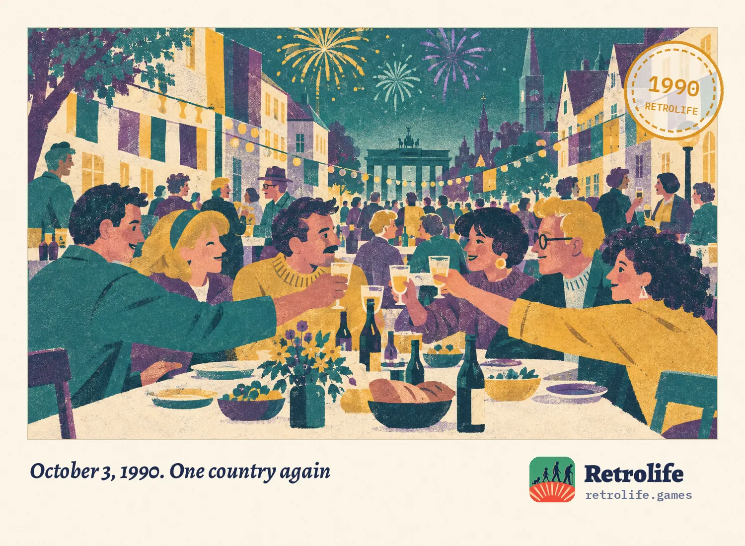October 3, 1990. One country again