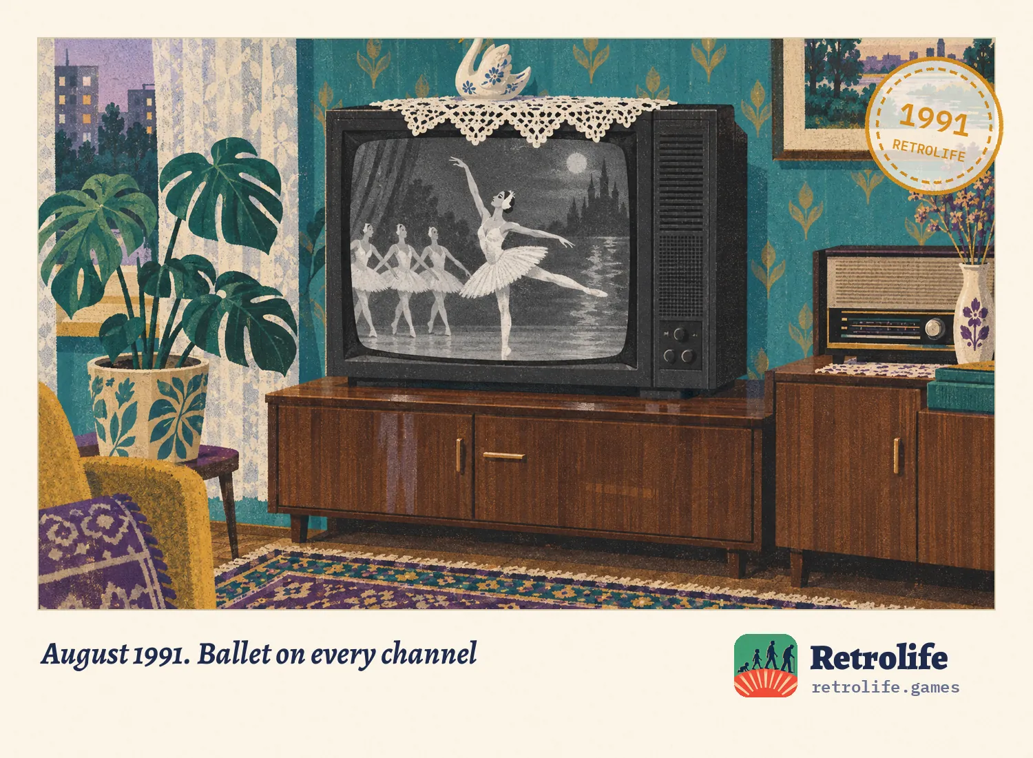 August 1991. Ballet on every channel